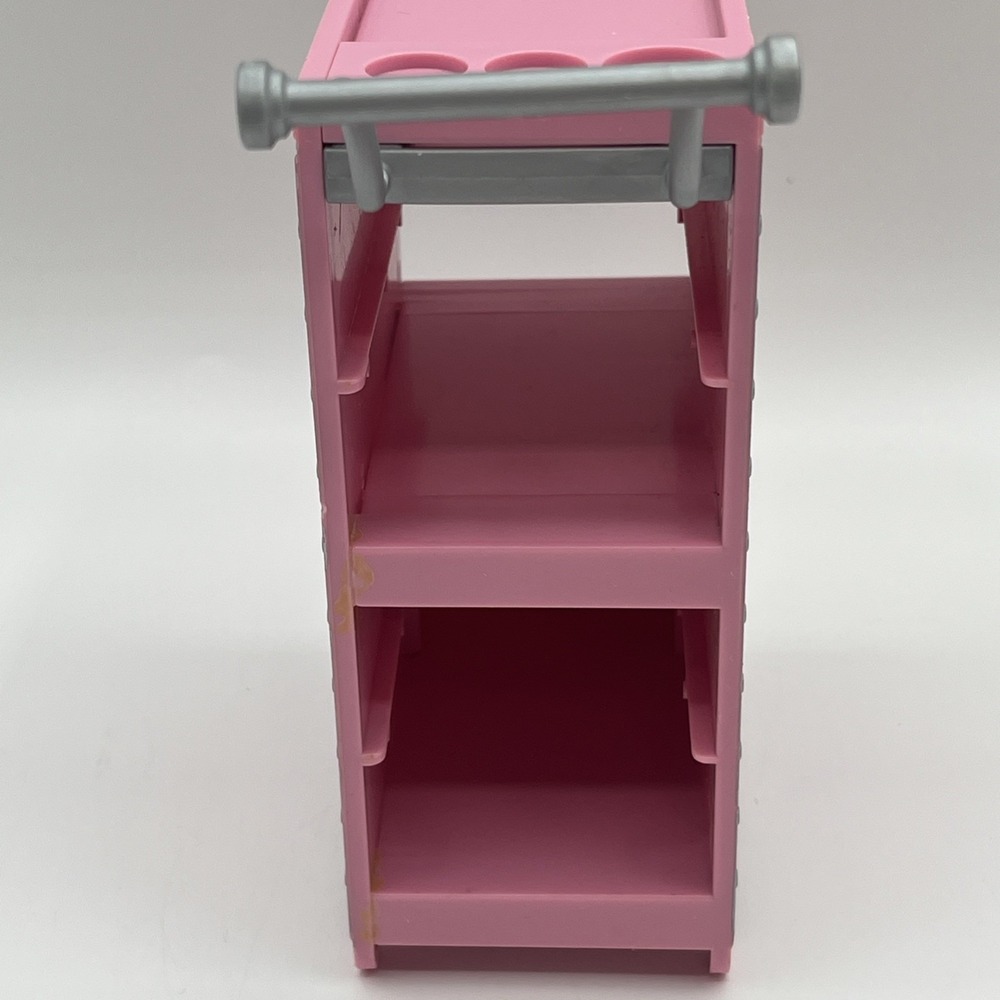 Barbie Airplane I can be flight attendant refreshment Cart 2012 W/food Tray - Picture 4 of 11